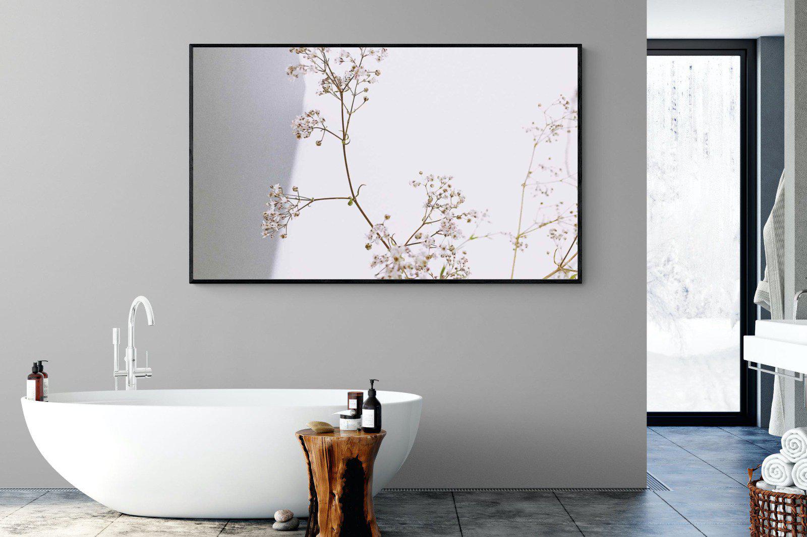 Blossom-Wall_Art-180 x 110cm-Mounted Canvas-Black-Pixalot