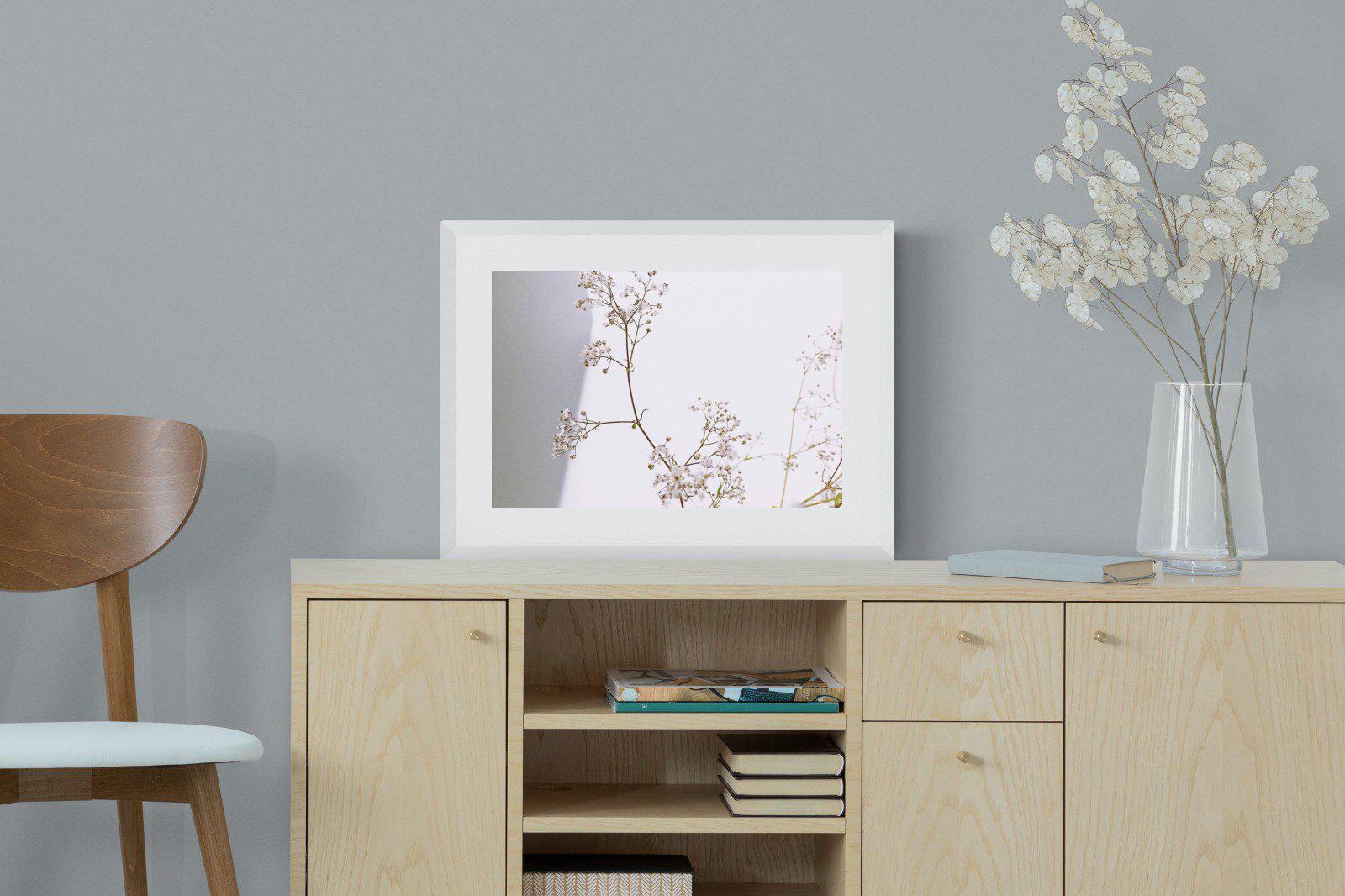 Blossom-Wall_Art-60 x 45cm-Framed Print-White-Pixalot