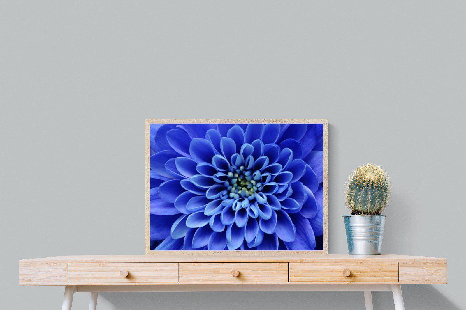 Blue Petals-Wall_Art-80 x 60cm-Mounted Canvas-Wood-Pixalot