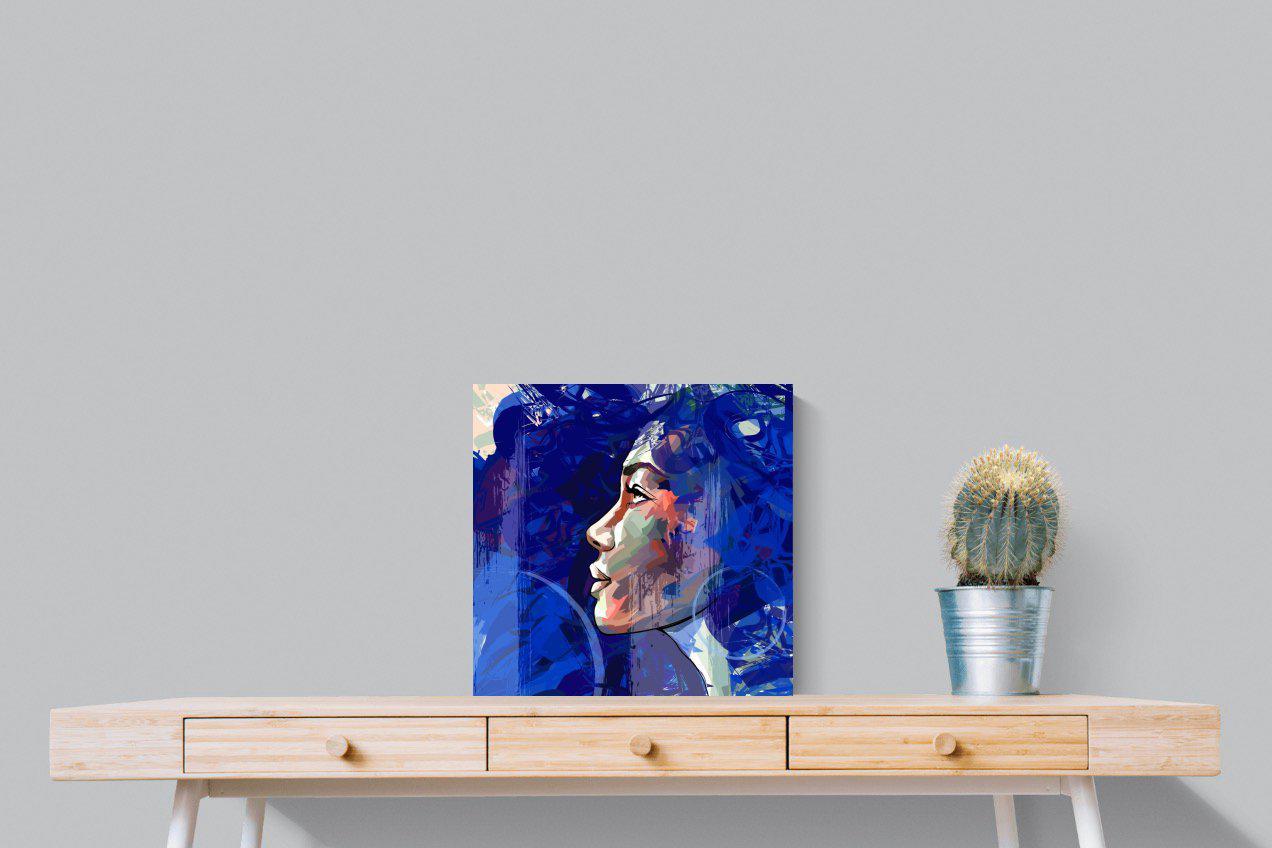 Blue View-Wall_Art-50 x 50cm-Mounted Canvas-No Frame-Pixalot