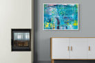 Blueish-Wall_Art-100 x 75cm-Mounted Canvas-White-Pixalot