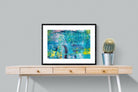 Blueish-Wall_Art-80 x 60cm-Framed Print-Black-Pixalot