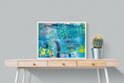 Blueish-Wall_Art-80 x 60cm-Mounted Canvas-White-Pixalot