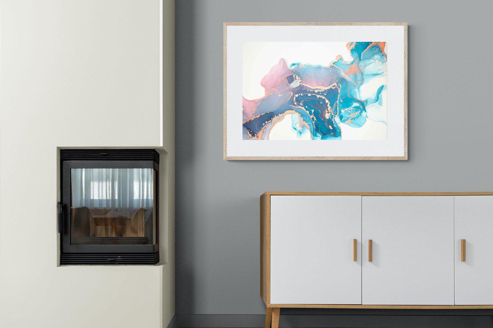 Blush-Wall_Art-100 x 75cm-Framed Print-Wood-Pixalot