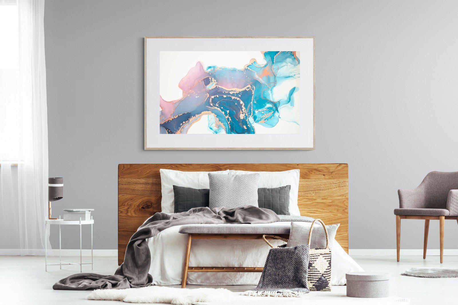 Blush-Wall_Art-150 x 100cm-Framed Print-Wood-Pixalot