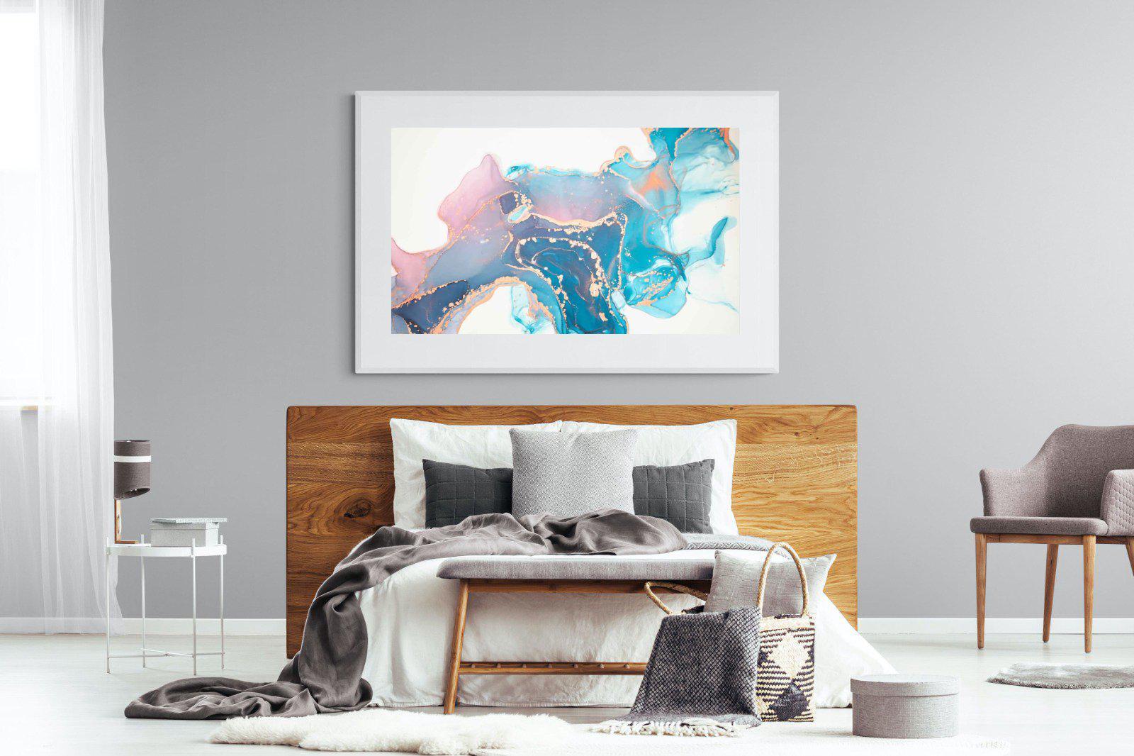 Blush-Wall_Art-150 x 100cm-Framed Print-White-Pixalot