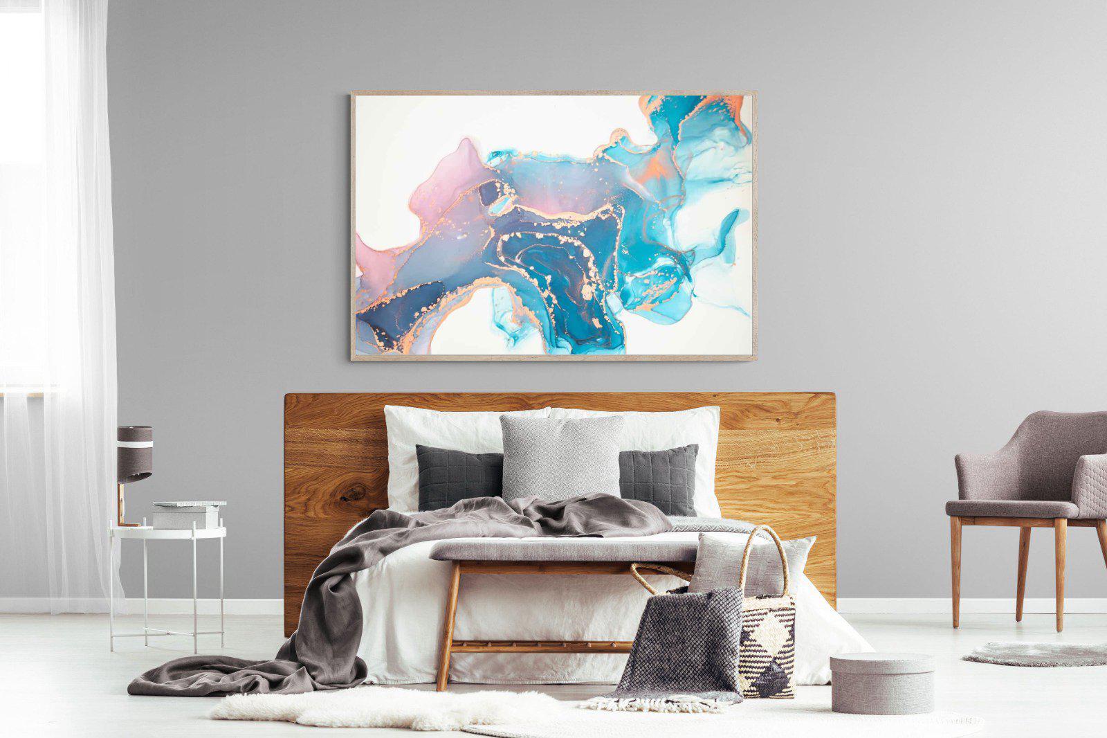 Blush-Wall_Art-150 x 100cm-Mounted Canvas-Wood-Pixalot