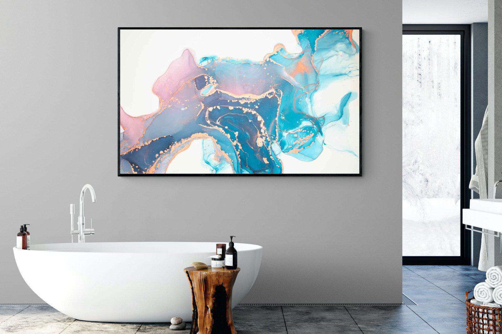Blush-Wall_Art-180 x 110cm-Mounted Canvas-Black-Pixalot