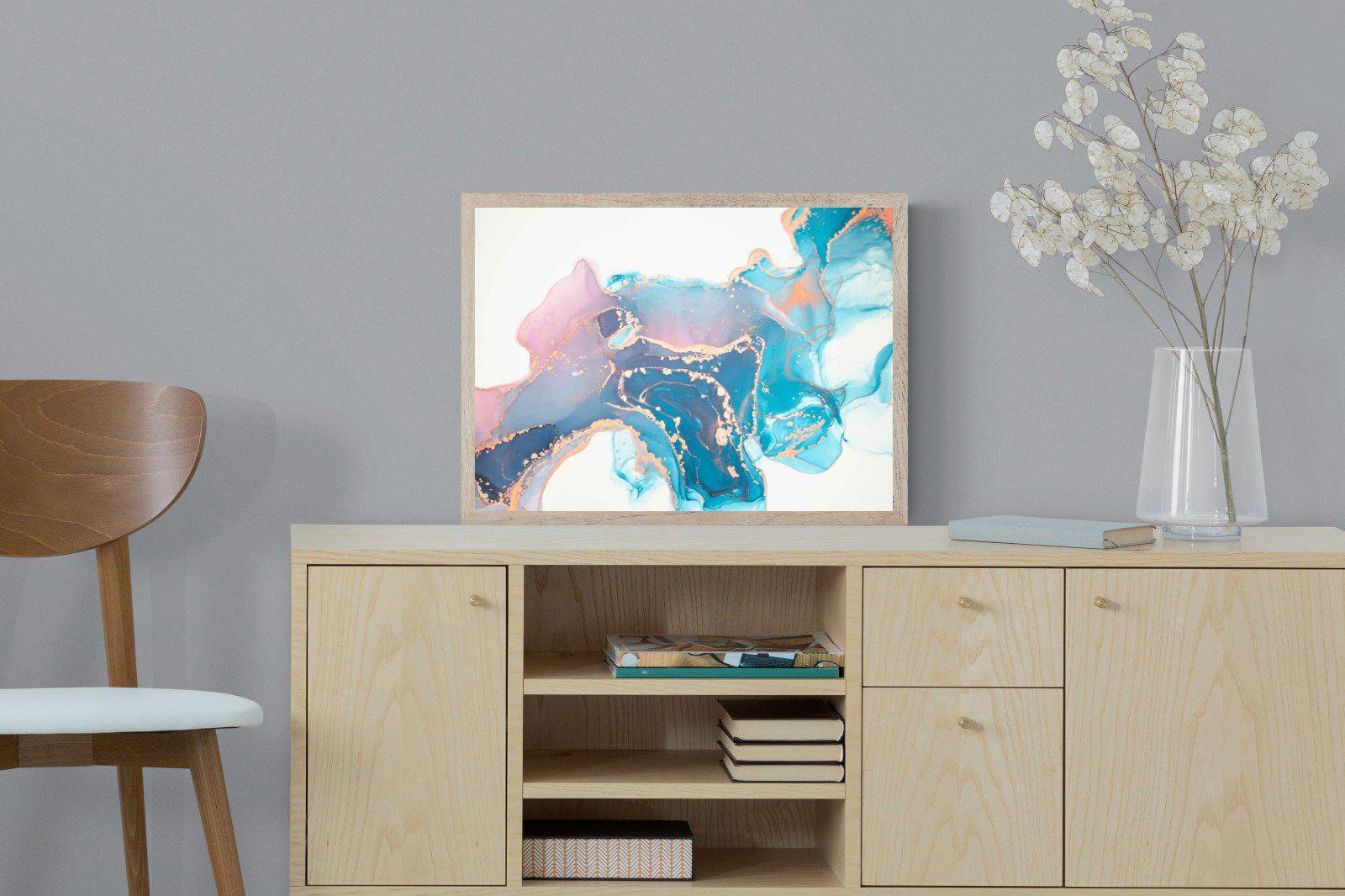 Blush-Wall_Art-60 x 45cm-Mounted Canvas-Wood-Pixalot