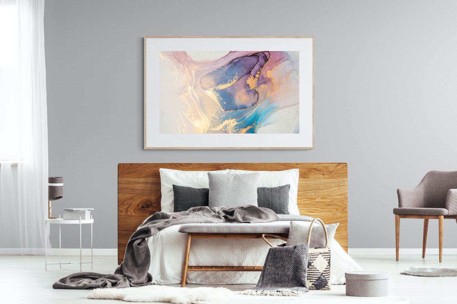Blushing-Wall_Art-150 x 100cm-Framed Print-Wood-Pixalot