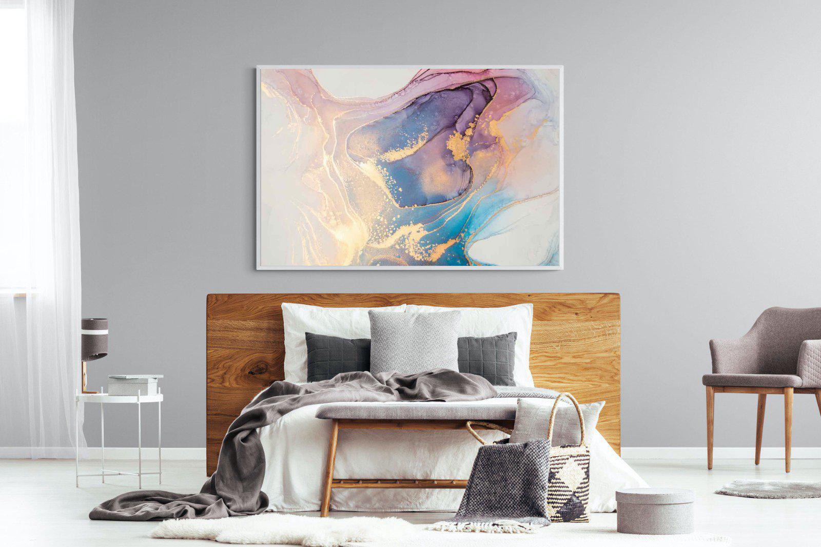Blushing-Wall_Art-150 x 100cm-Mounted Canvas-White-Pixalot