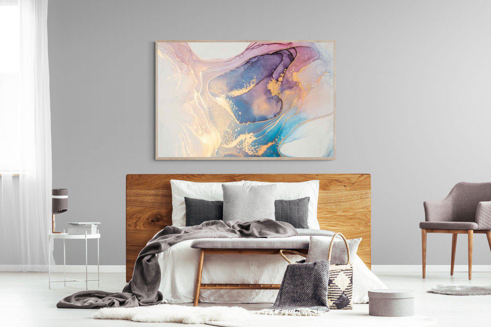 Blushing-Wall_Art-150 x 100cm-Mounted Canvas-Wood-Pixalot
