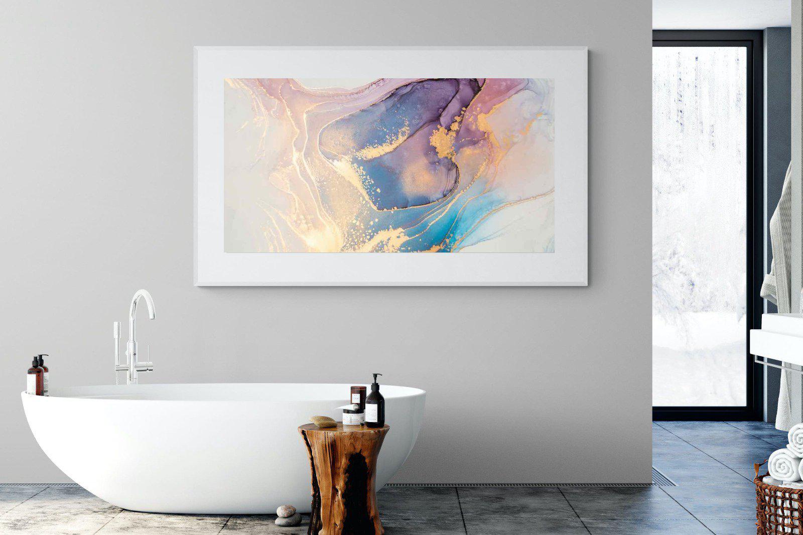 Blushing-Wall_Art-180 x 110cm-Framed Print-White-Pixalot