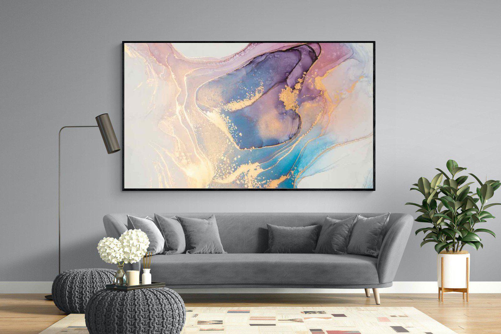 Blushing-Wall_Art-220 x 130cm-Mounted Canvas-Black-Pixalot