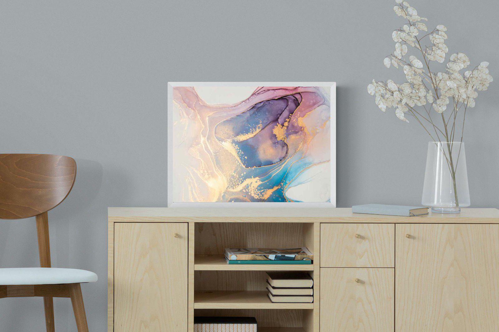 Blushing-Wall_Art-60 x 45cm-Mounted Canvas-White-Pixalot