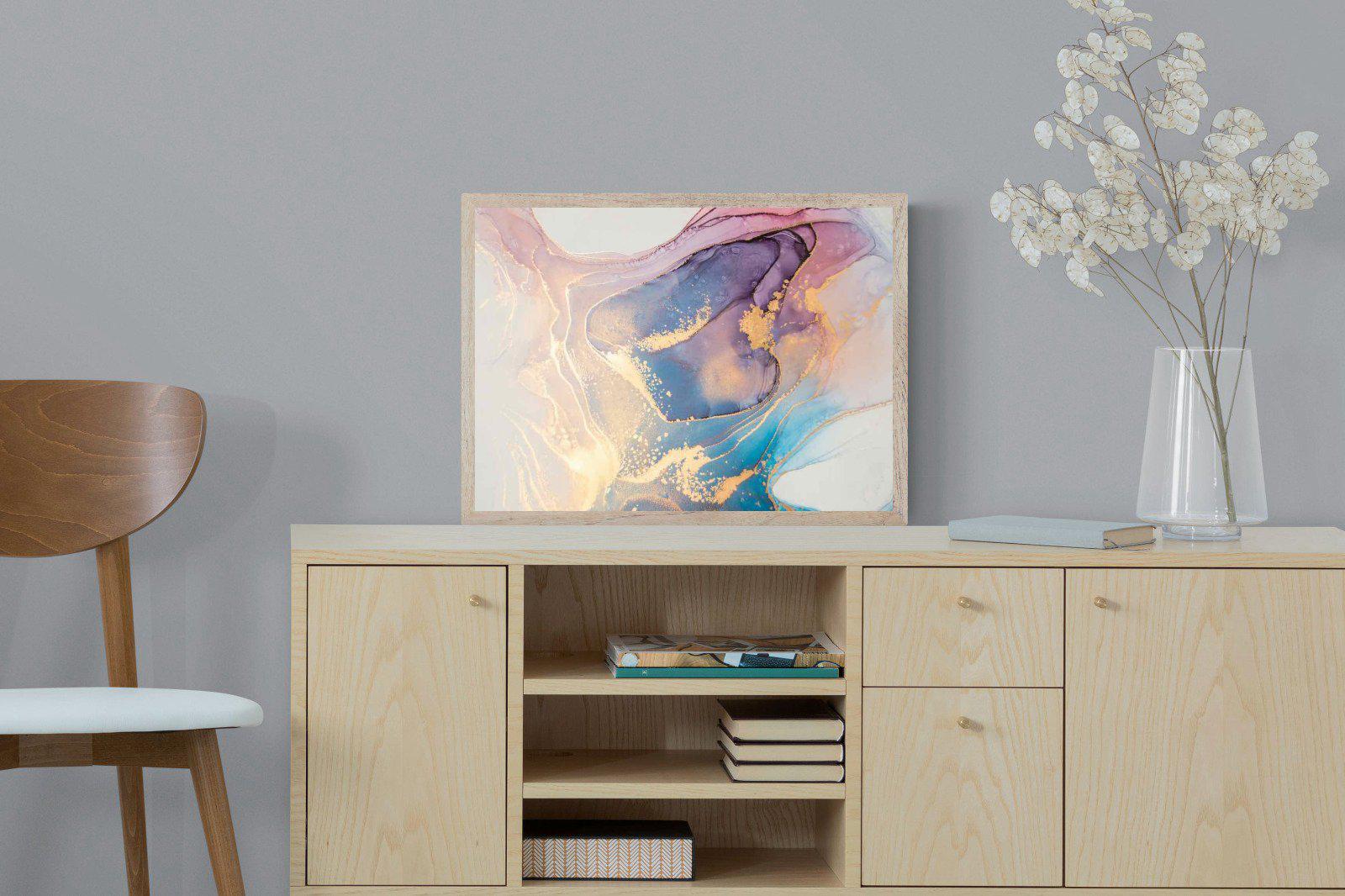 Blushing-Wall_Art-60 x 45cm-Mounted Canvas-Wood-Pixalot