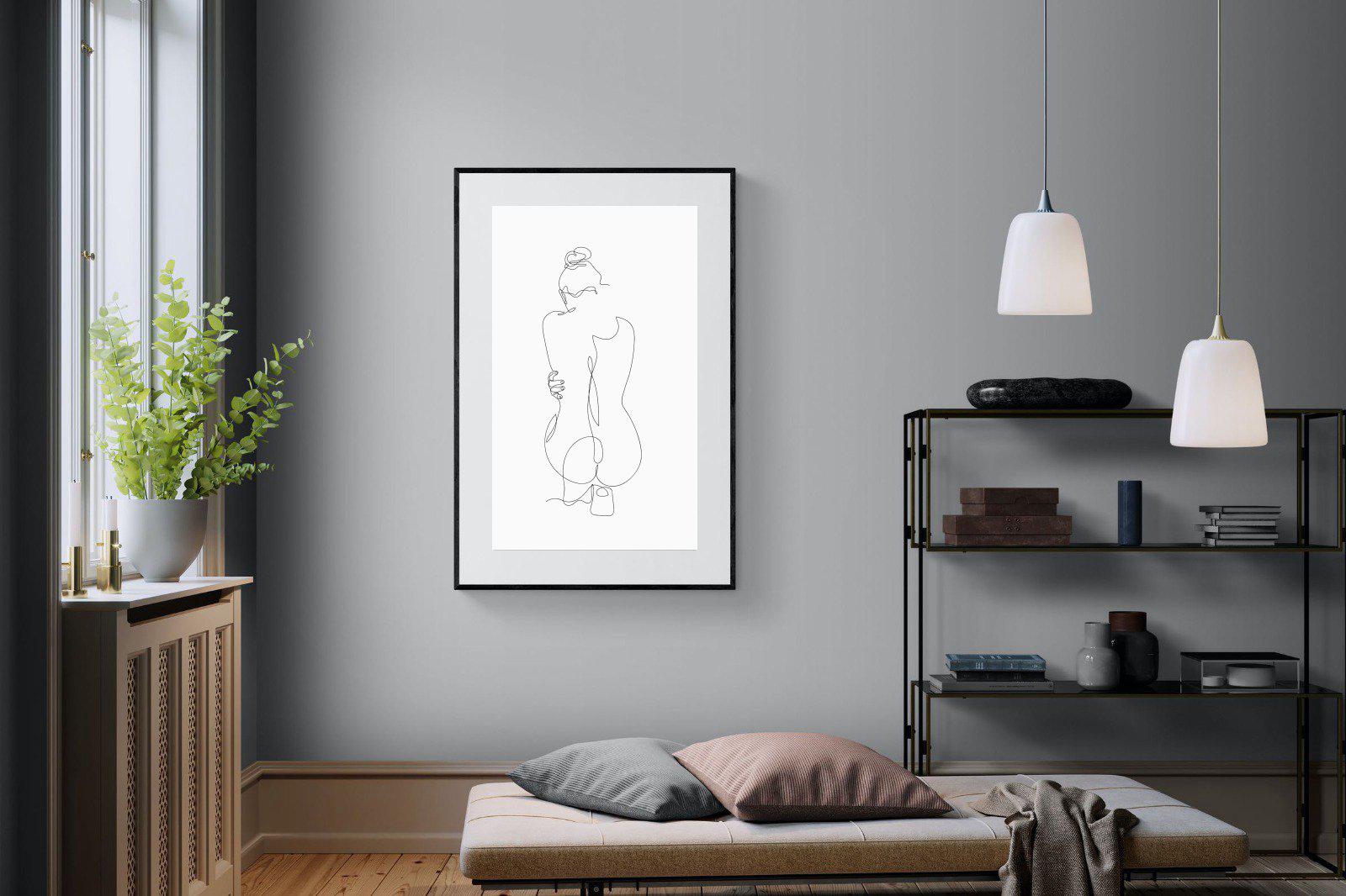 Body-Wall_Art-100 x 150cm-Framed Print-Black-Pixalot