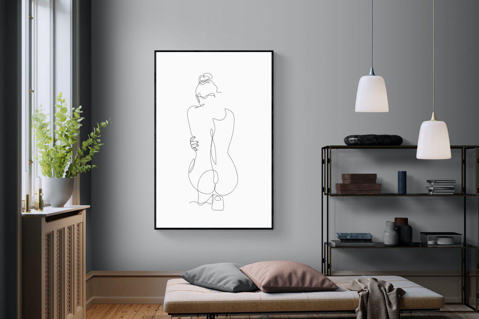 Body-Wall_Art-120 x 180cm-Mounted Canvas-Black-Pixalot