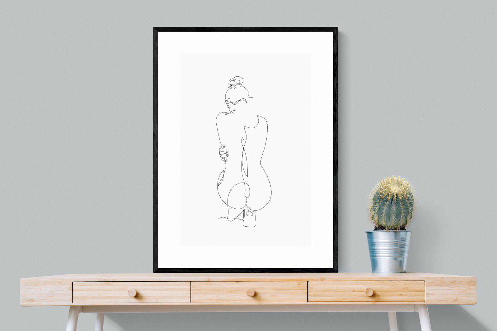 Body-Wall_Art-75 x 100cm-Framed Print-Black-Pixalot