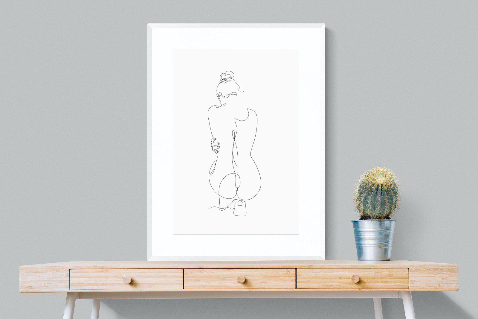 Body-Wall_Art-75 x 100cm-Framed Print-White-Pixalot