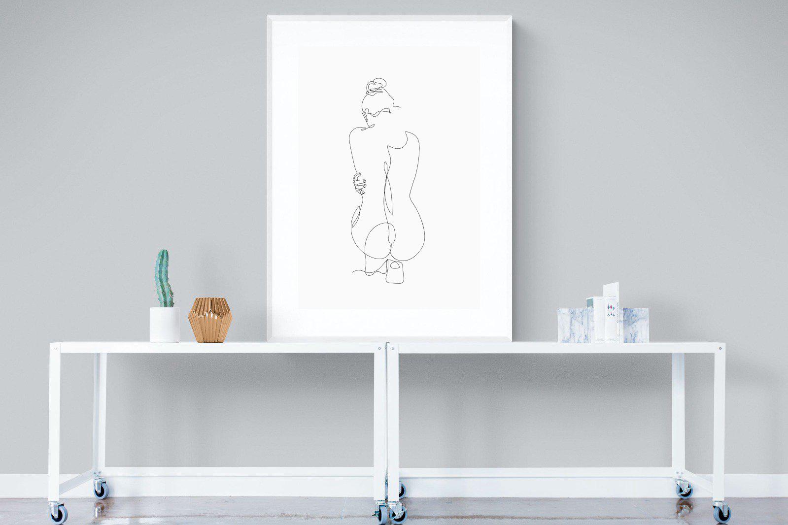 Body-Wall_Art-90 x 120cm-Framed Print-White-Pixalot