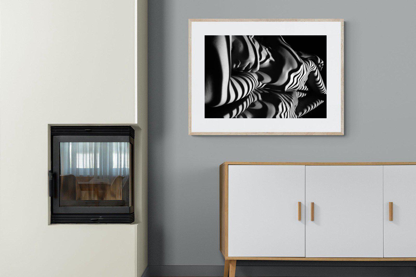 Body Shadows-Wall_Art-100 x 75cm-Framed Print-Wood-Pixalot