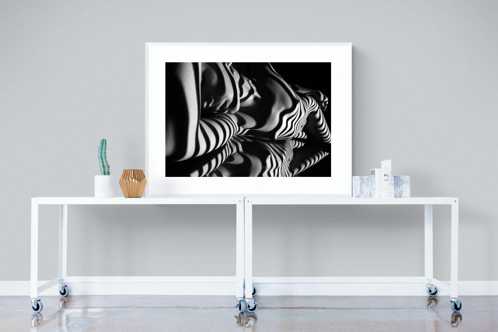 Body Shadows-Wall_Art-120 x 90cm-Framed Print-White-Pixalot