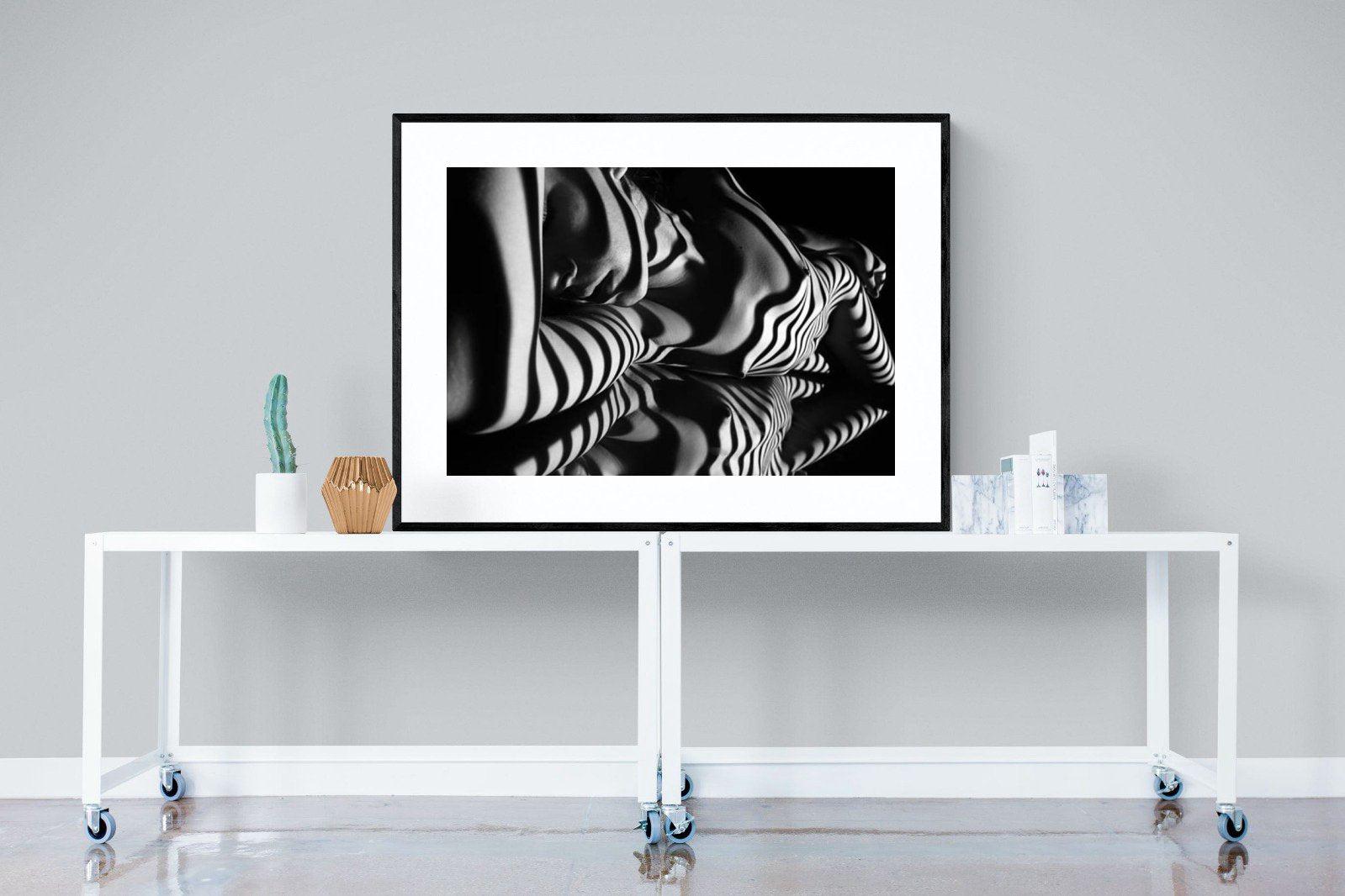 Body Shadows-Wall_Art-120 x 90cm-Framed Print-Black-Pixalot