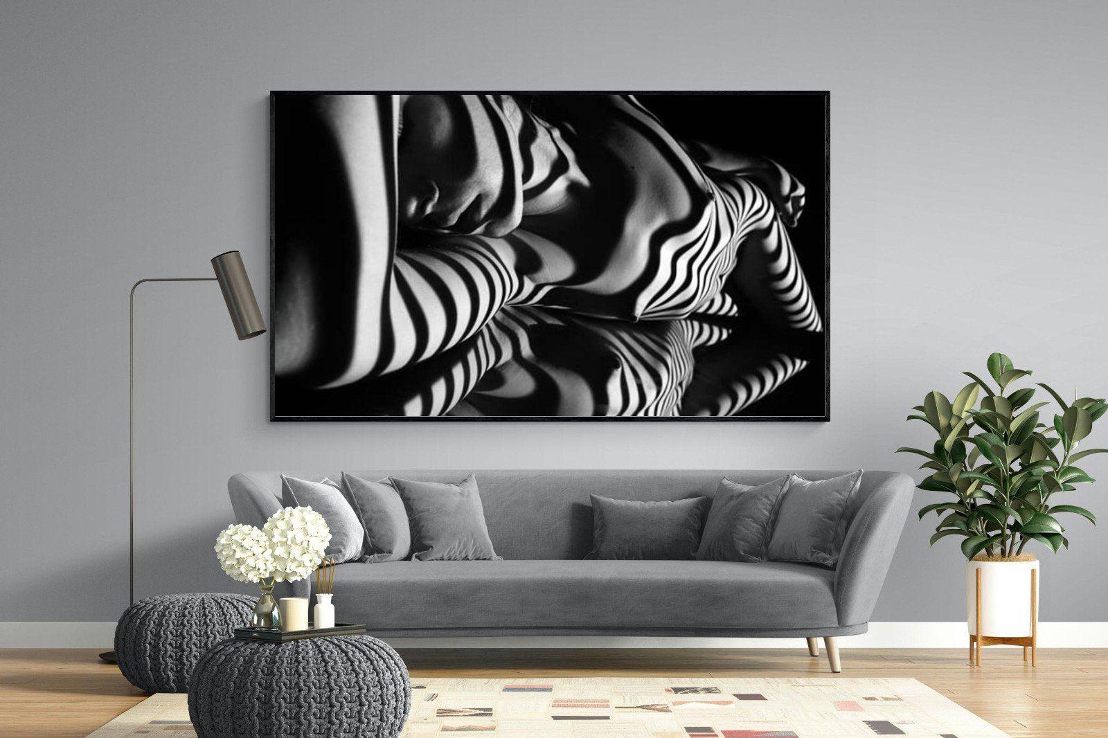 Body Shadows-Wall_Art-220 x 130cm-Mounted Canvas-Black-Pixalot