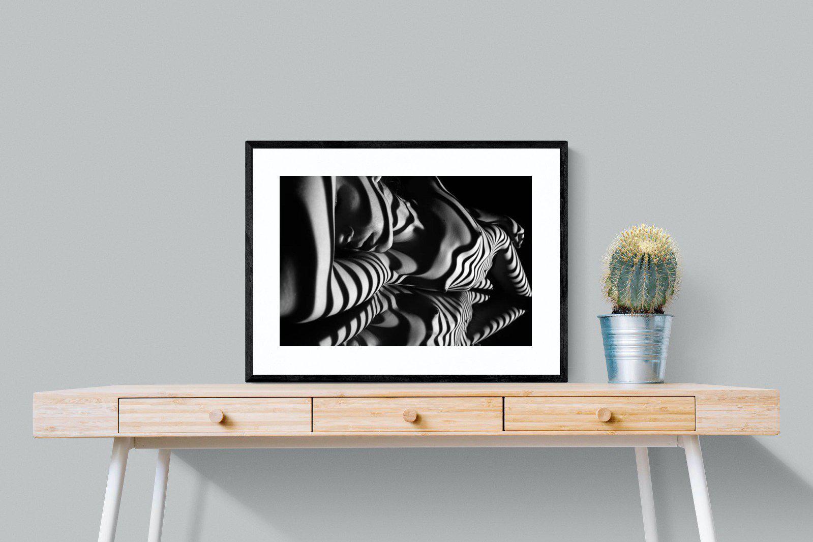 Body Shadows-Wall_Art-80 x 60cm-Framed Print-Black-Pixalot