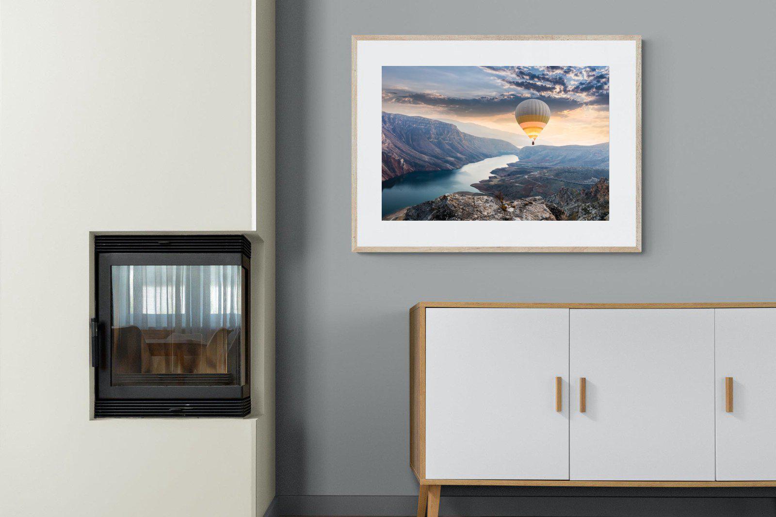 Botan Canyon-Wall_Art-100 x 75cm-Framed Print-Wood-Pixalot
