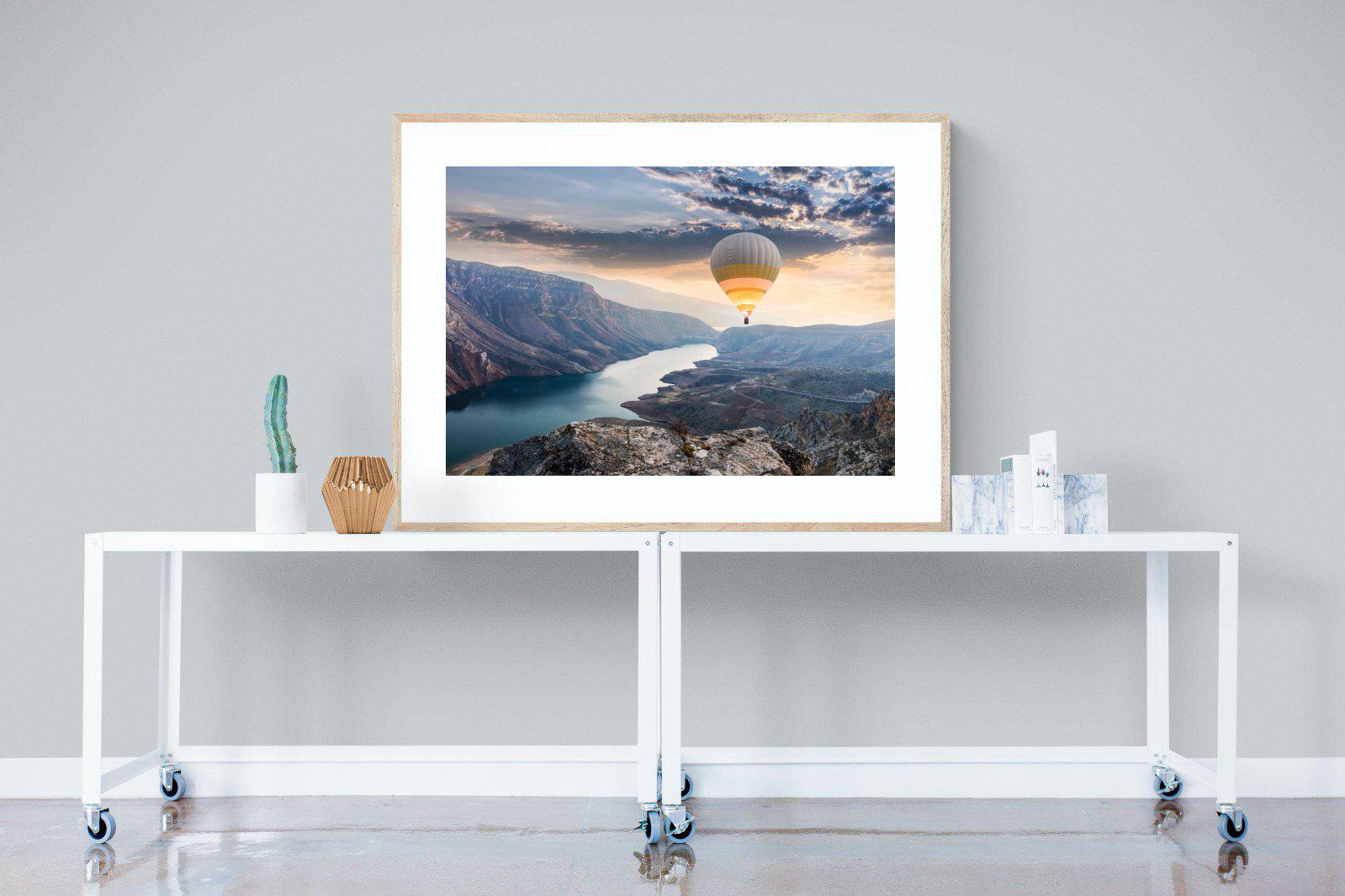 Botan Canyon-Wall_Art-120 x 90cm-Framed Print-Wood-Pixalot