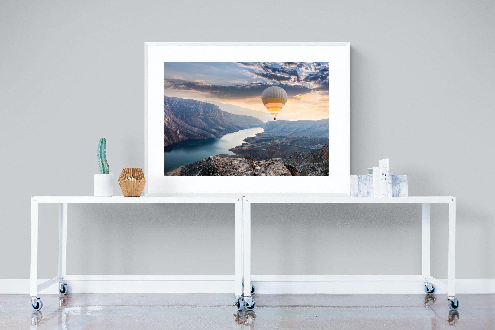 Botan Canyon-Wall_Art-120 x 90cm-Framed Print-White-Pixalot