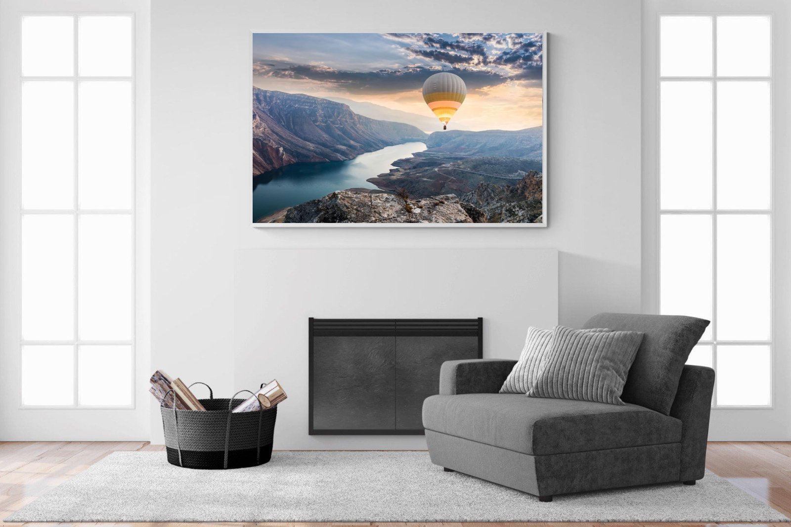 Botan Canyon-Wall_Art-150 x 100cm-Mounted Canvas-White-Pixalot