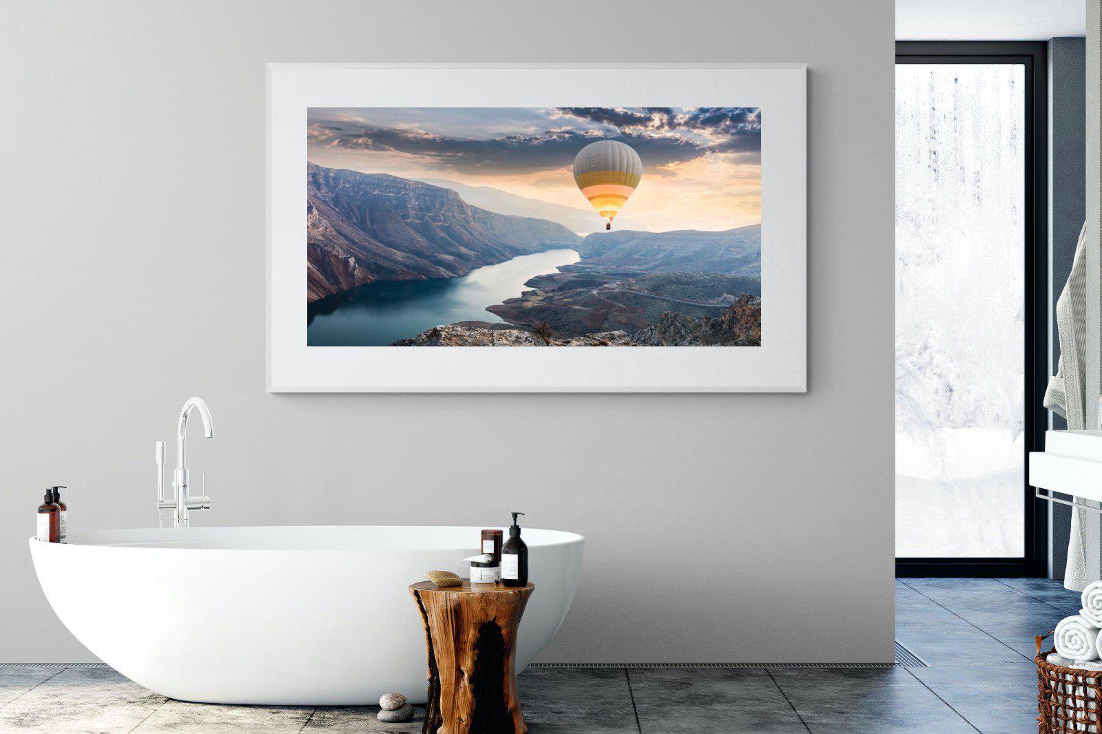 Botan Canyon-Wall_Art-180 x 110cm-Framed Print-White-Pixalot