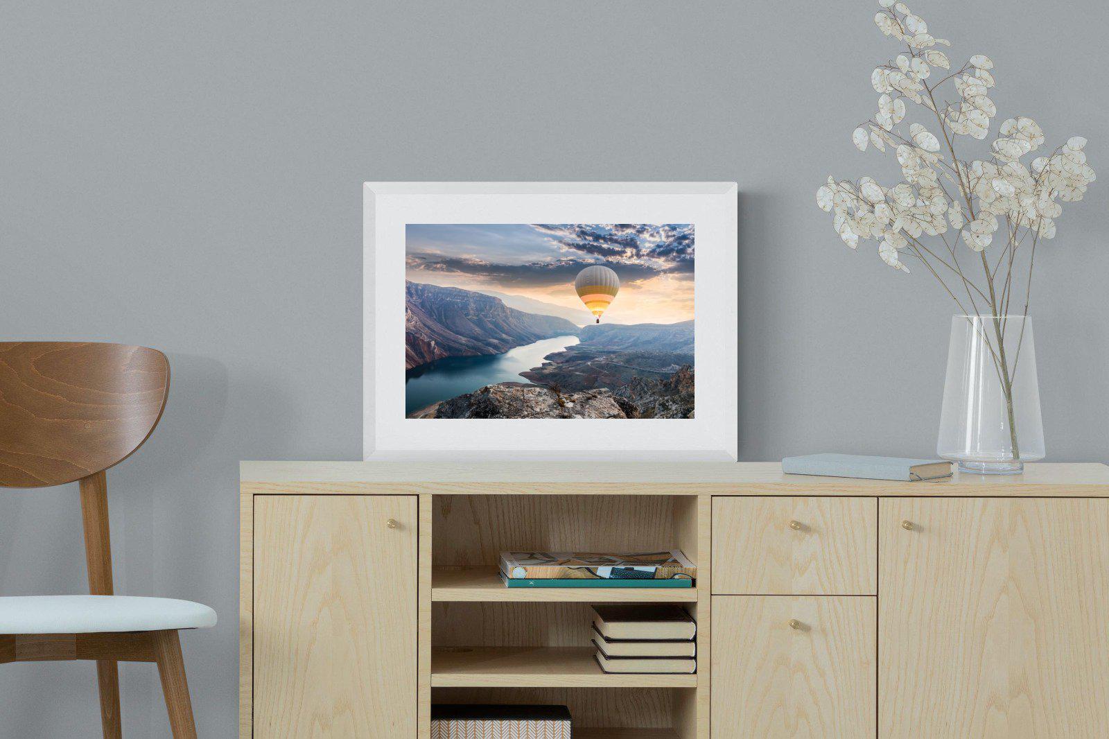 Botan Canyon-Wall_Art-60 x 45cm-Framed Print-White-Pixalot