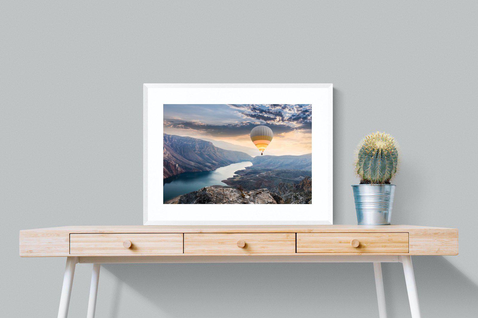 Botan Canyon-Wall_Art-80 x 60cm-Framed Print-White-Pixalot