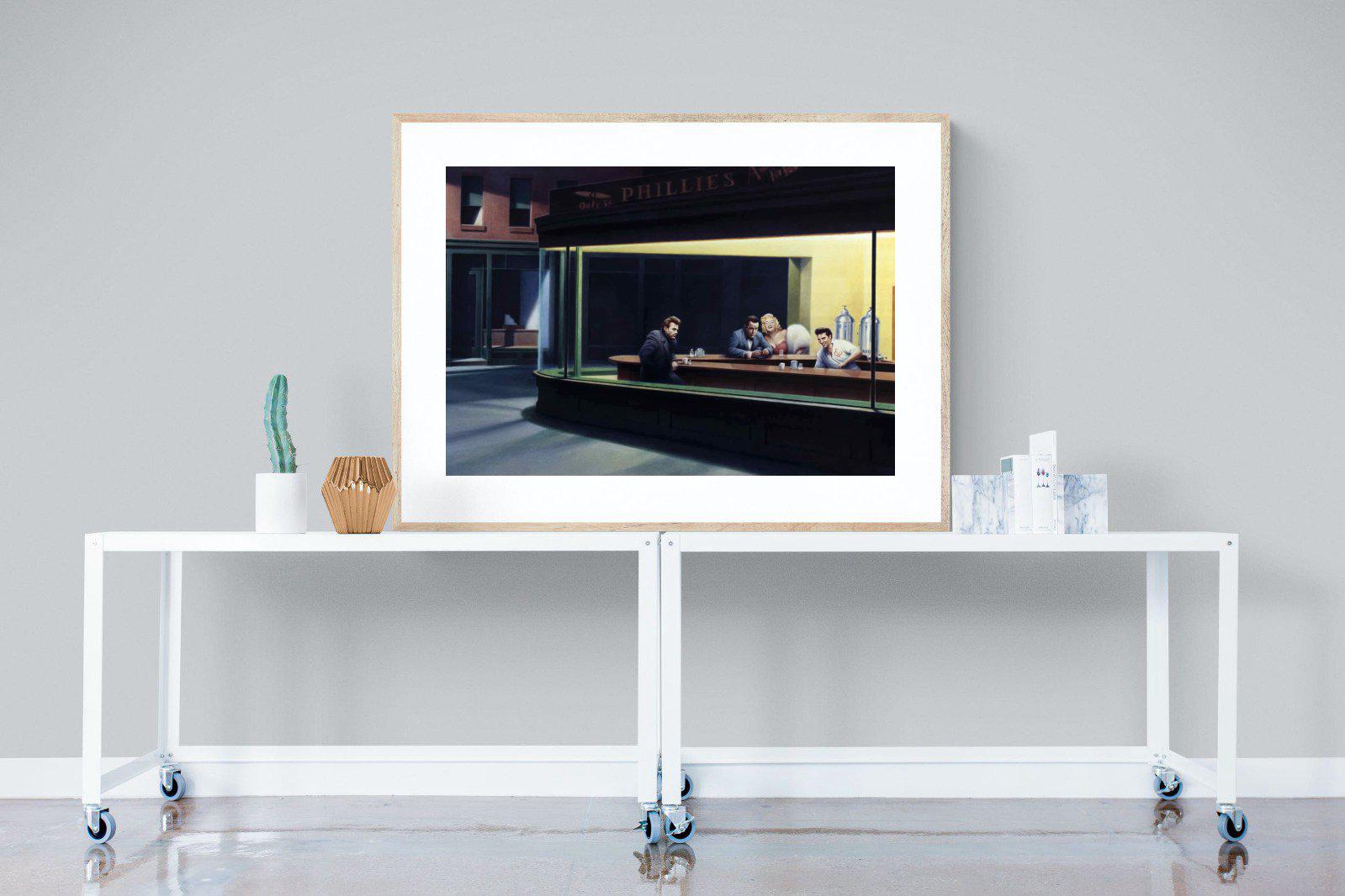 Boulevard of Broken Dreams-Wall_Art-120 x 90cm-Framed Print-Wood-Pixalot