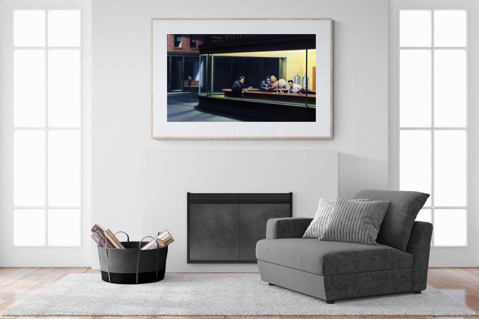 Boulevard of Broken Dreams-Wall_Art-150 x 100cm-Framed Print-Wood-Pixalot