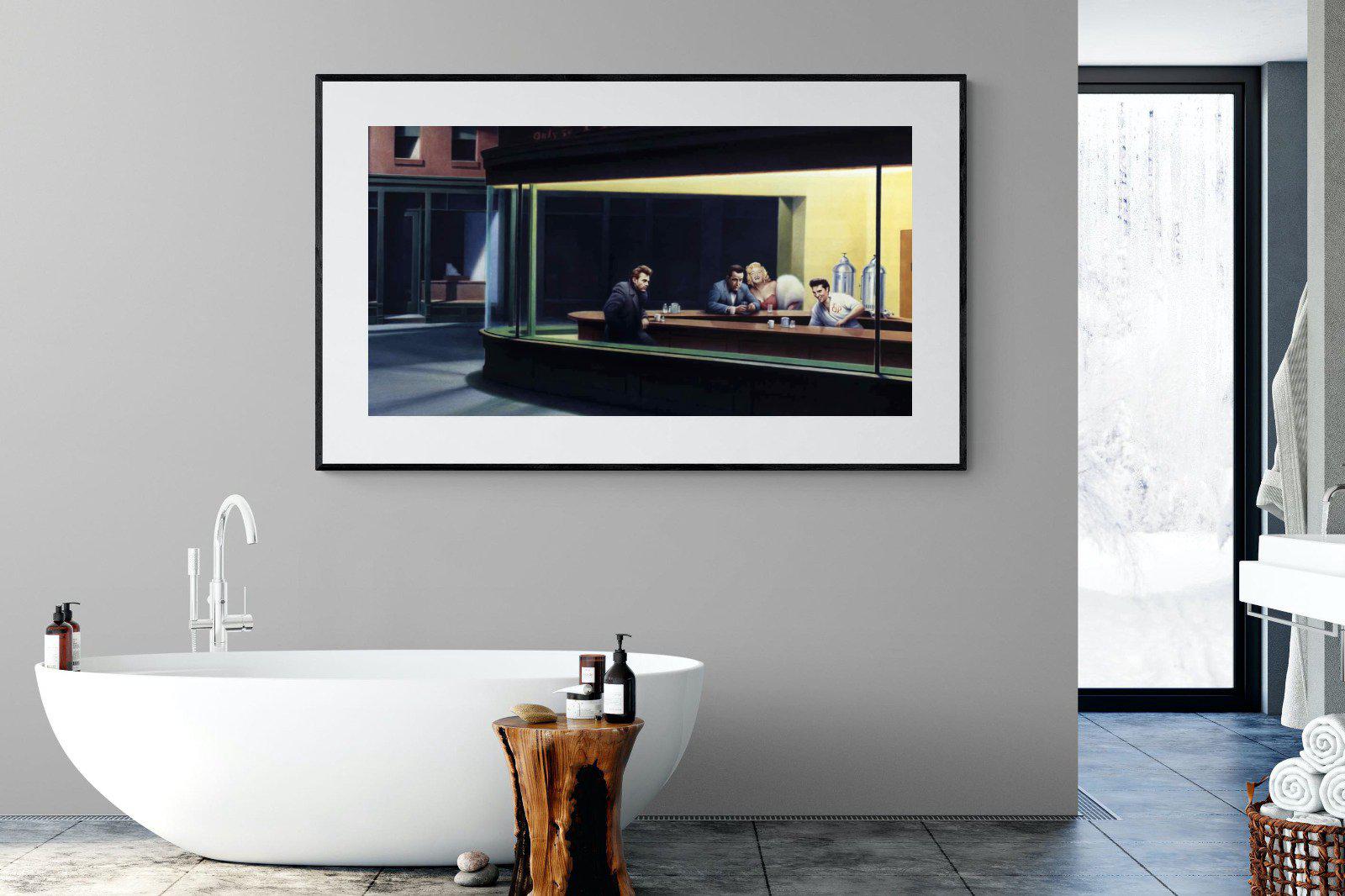 Boulevard of Broken Dreams-Wall_Art-180 x 110cm-Framed Print-Black-Pixalot