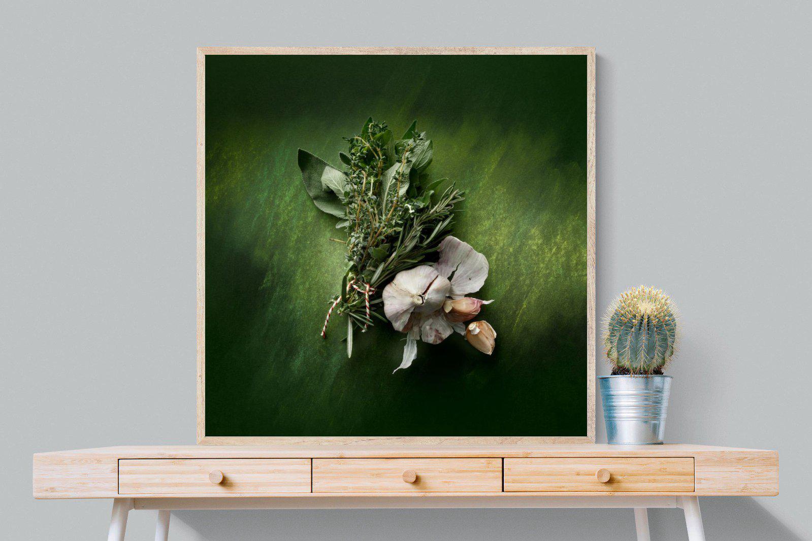 Bouquet Garni-Wall_Art-100 x 100cm-Mounted Canvas-Wood-Pixalot