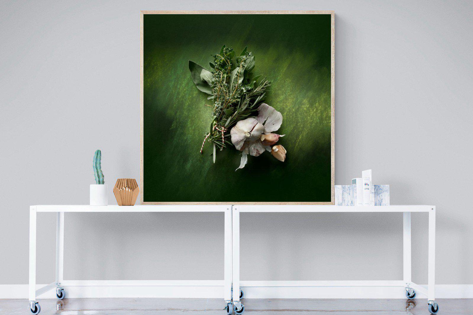 Bouquet Garni-Wall_Art-120 x 120cm-Mounted Canvas-Wood-Pixalot