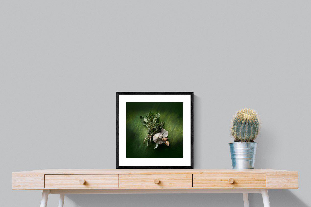 Bouquet Garni-Wall_Art-50 x 50cm-Framed Print-Black-Pixalot