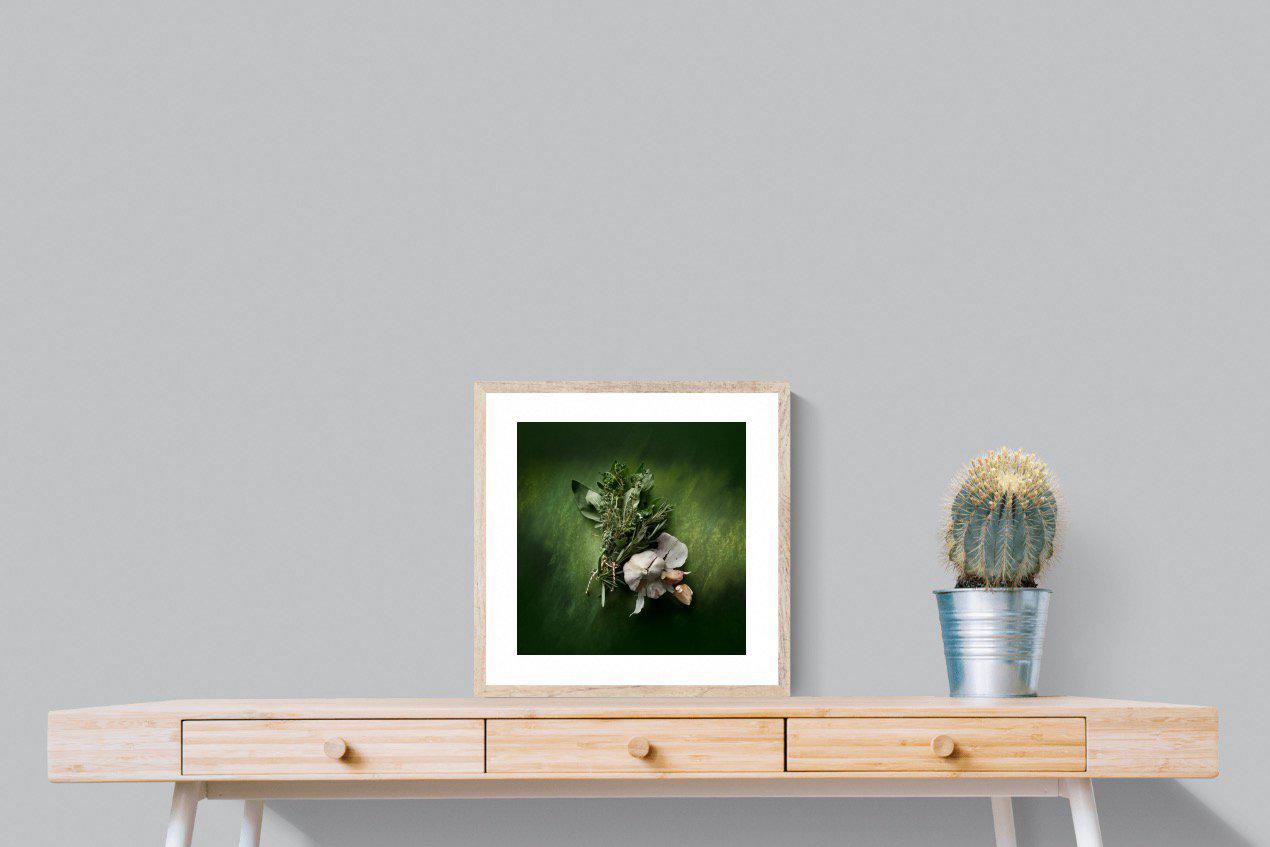 Bouquet Garni-Wall_Art-50 x 50cm-Framed Print-Wood-Pixalot