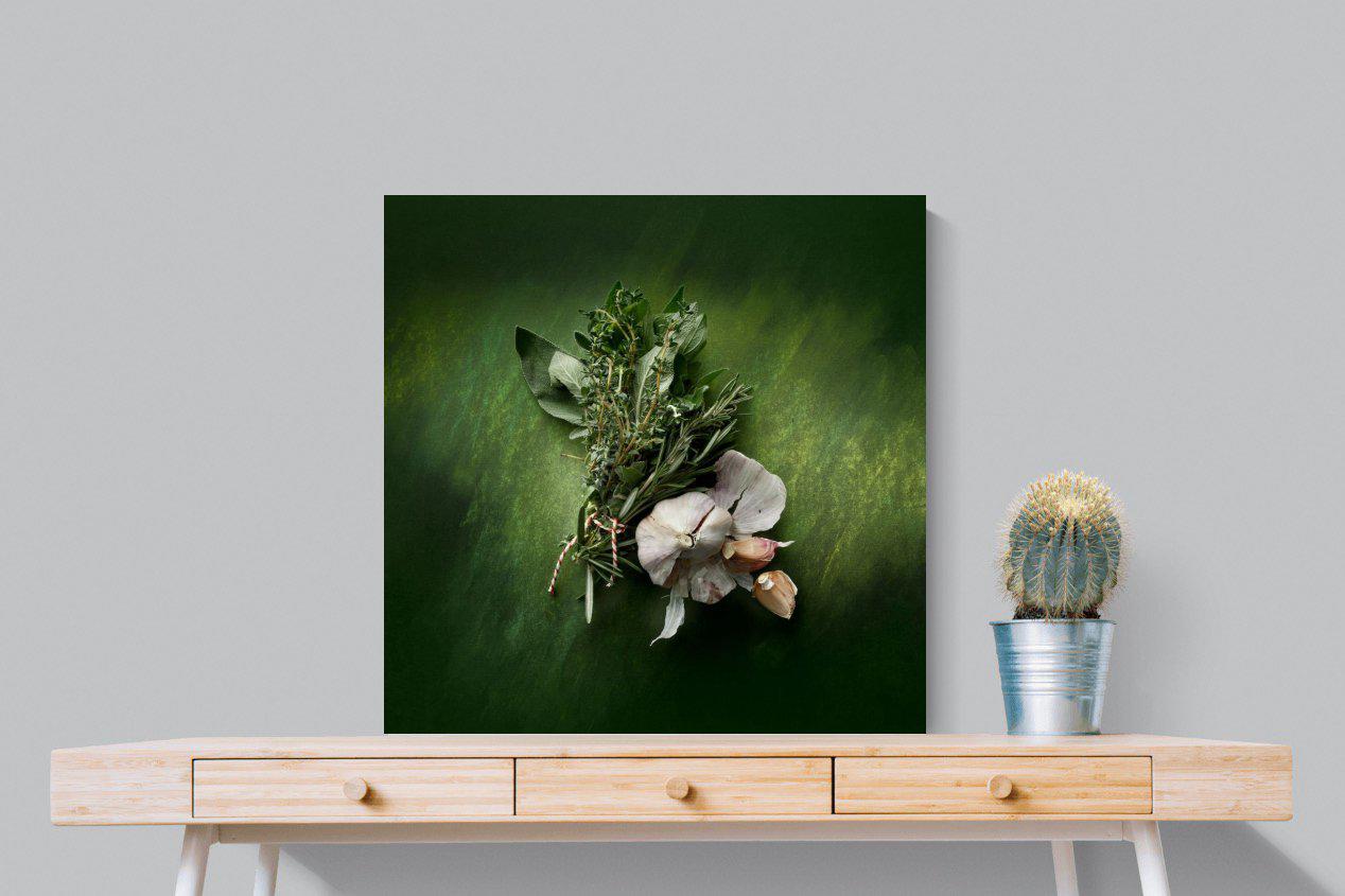 Bouquet Garni-Wall_Art-80 x 80cm-Mounted Canvas-No Frame-Pixalot