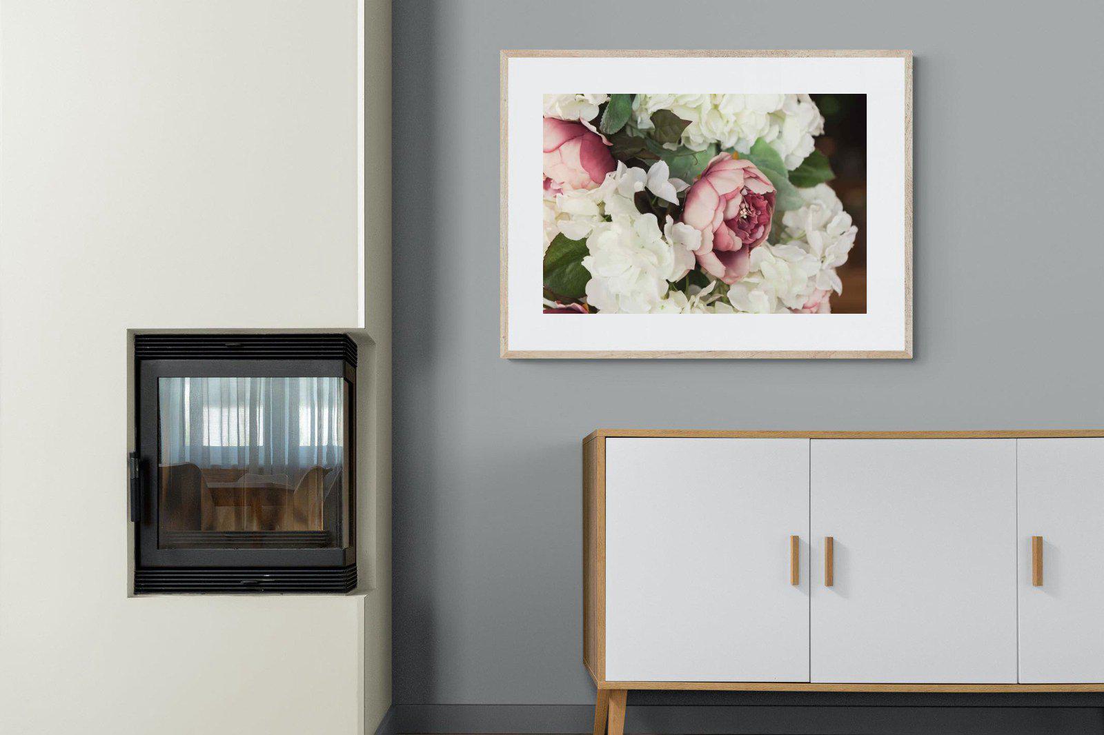 Bouquet-Wall_Art-100 x 75cm-Framed Print-Wood-Pixalot
