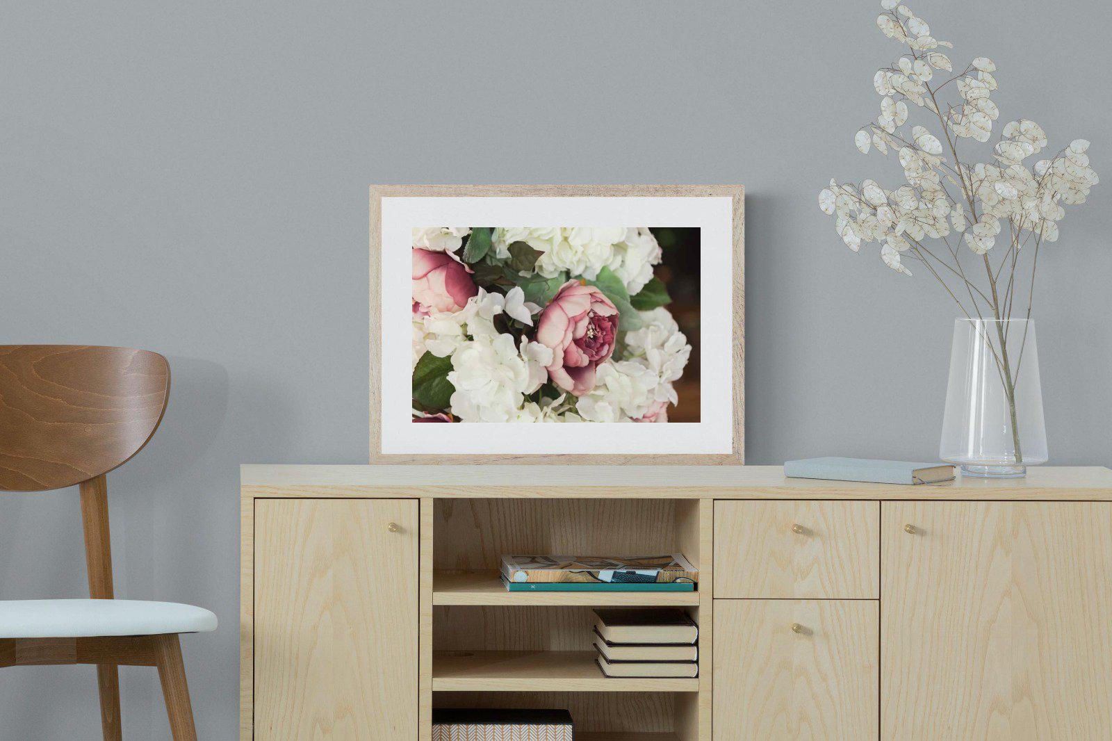 Bouquet-Wall_Art-60 x 45cm-Framed Print-Wood-Pixalot