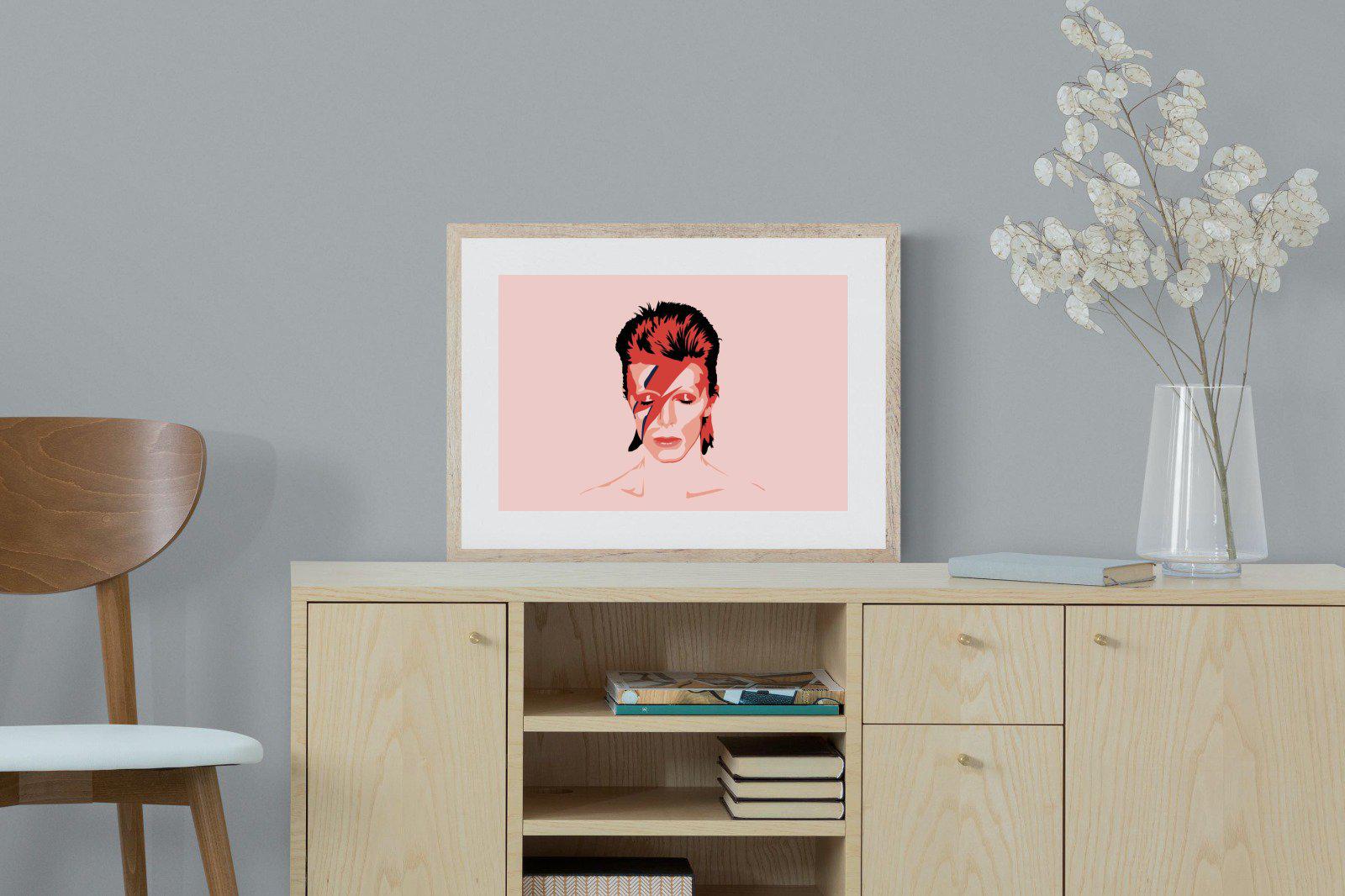 Bowie-Wall_Art-60 x 45cm-Framed Print-Wood-Pixalot