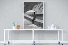 Boy & Brolly-Wall_Art-90 x 120cm-Mounted Canvas-White-Pixalot
