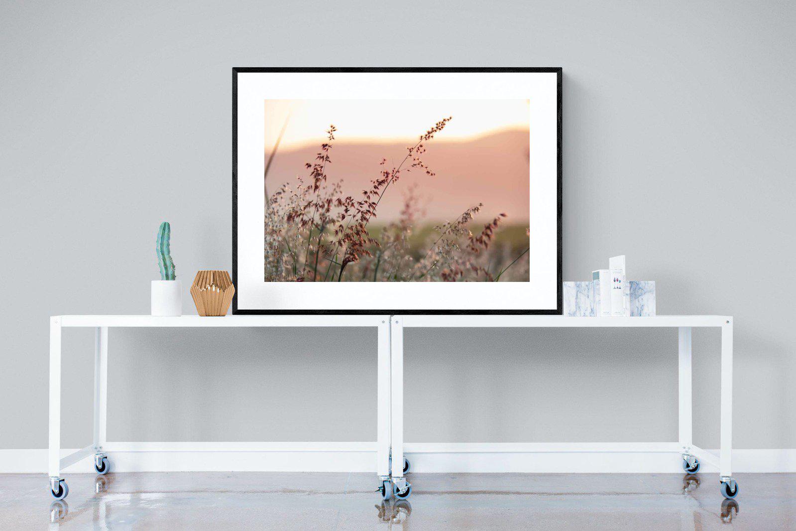 Breezy-Wall_Art-120 x 90cm-Framed Print-Black-Pixalot